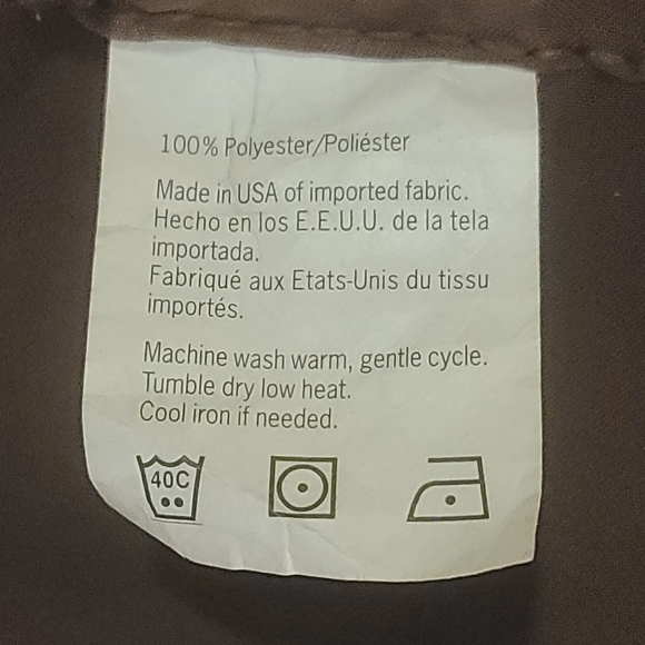 Brown Scarf Valance Soft Sheer Viole Window Panel Curtain 21 - Picture 6 of 6